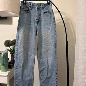 Urban Outfitters High-Rise Baggy Petite Jeans